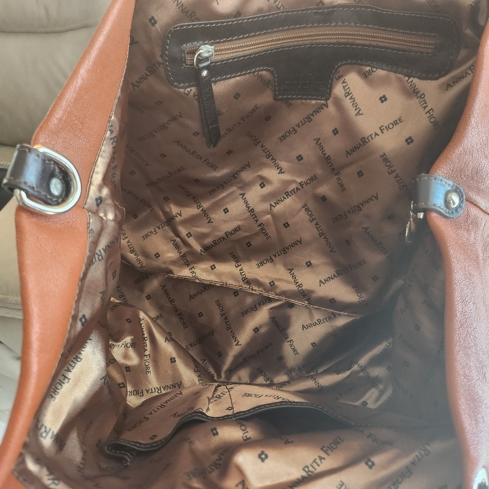 Anna Rita Fiore leather shoulder bag - Picture 7 of 7